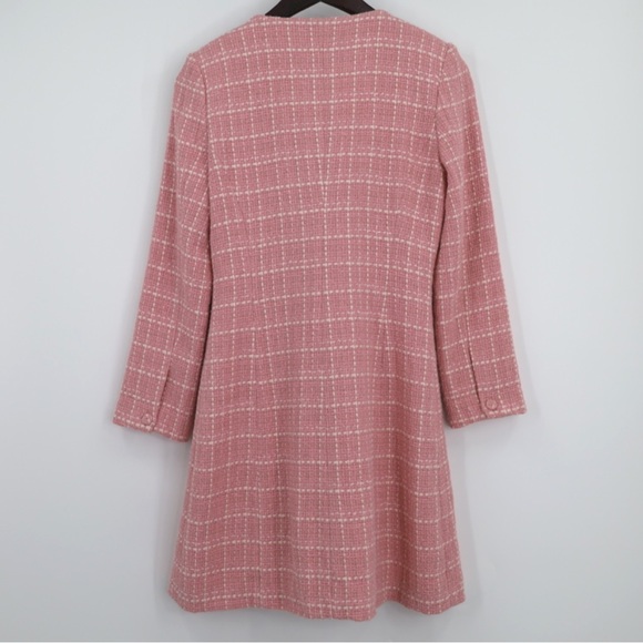 Favorite Daughter Tweed Plaid Button Front
Dress Long Sleeve Size 2 - Picture 2 of 8